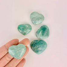 Load image into Gallery viewer, Amazonite | Polished Heart | 30-40mm | Madagascar
