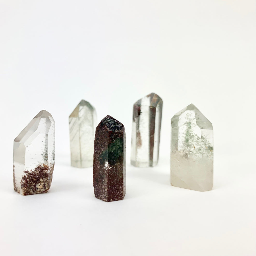 Quartz Points with Chlorite Inclusions | 20-30mm