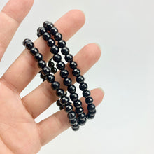 Load image into Gallery viewer, Shungite Stretch Bracelet | Rounded Beads 6mm | Russia

