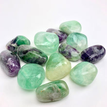 Load image into Gallery viewer, Fluorite | &quot;A&quot; Grade | Tumbled | Natural Palmstone | 40-60mm | Kilo Lot
