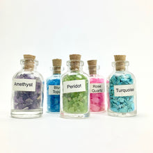 Load image into Gallery viewer, Mini Gemstone Chips Bottles
