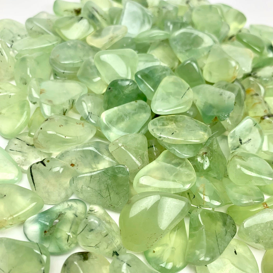 Prehnite | Tumbled | Mali | 15-25mm | 1/2 lb