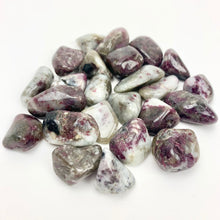 Load image into Gallery viewer, Red Tourmaline in Quartz | Tumbled | 20-30mm | 1/2 lb

