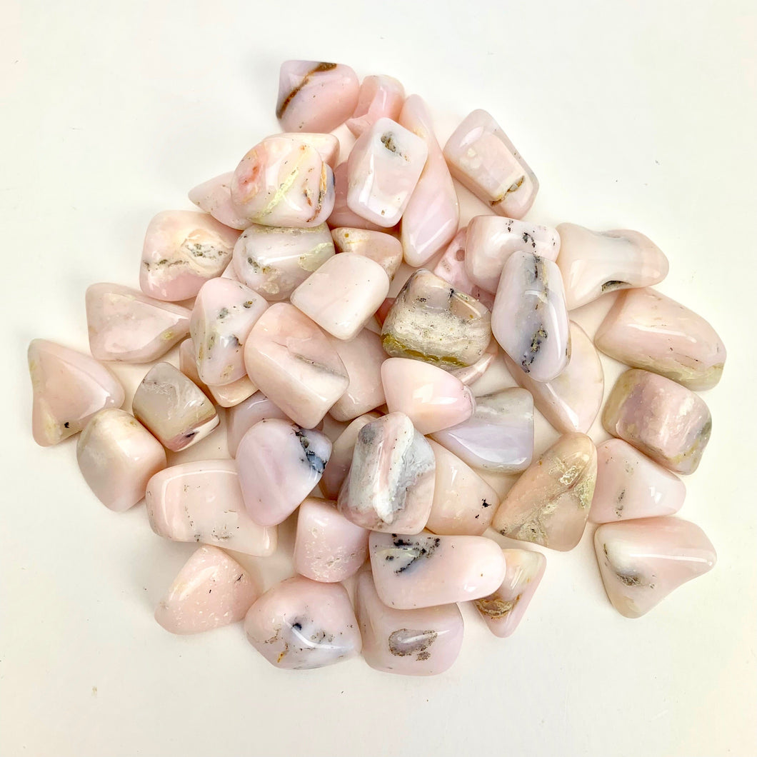 Pink Opal | Tumbled | 20-25mm | 1/2 lb