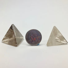 Load image into Gallery viewer, Smoky Quartz TETRAHEDRON (4 SIDES) Brazil 40-50 mm
