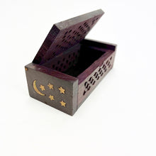 Load image into Gallery viewer, Rosewood Celestial Filigree Box
