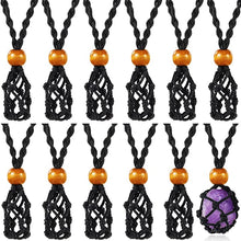 Load image into Gallery viewer, Hand-Woven Crystal Necklace Holder
