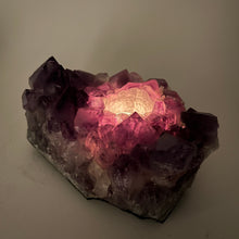 Load image into Gallery viewer, Amethyst Cluster | Tealight Candle Holder | 150-175mm
