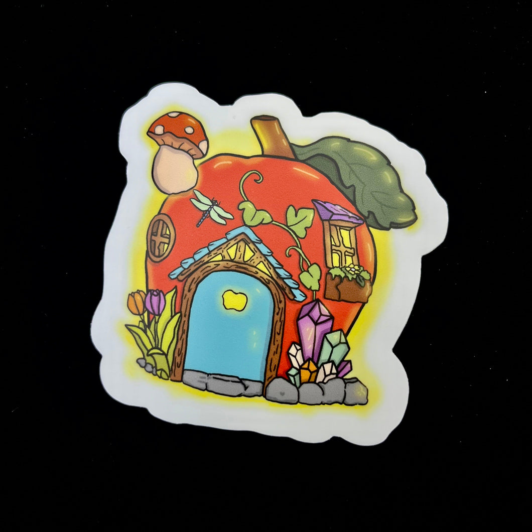Apple Fairy House | Vinyl Stickers