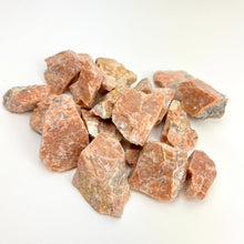 Load image into Gallery viewer, Peach/Red Moonstone | Rough | 35-45mm | India | 1 lb
