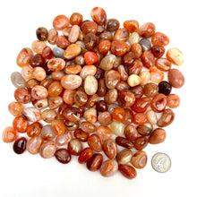 Load image into Gallery viewer, Banded Carnelian | Tumbled | 15-25mm | India
