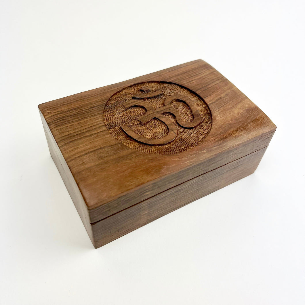 Ohm Wooden Crystal Box
