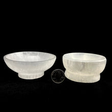 Load image into Gallery viewer, *Selenite Round Bowl with Base | Polished | Morocco
