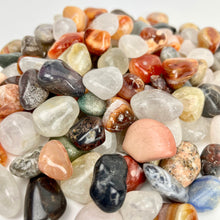 Load image into Gallery viewer, Tumbled Stone Mix Brazil | Choose size | Kilo Lot
