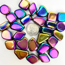 Load image into Gallery viewer, Rainbow Hematite | Tumbled | 20-25mm | Packs
