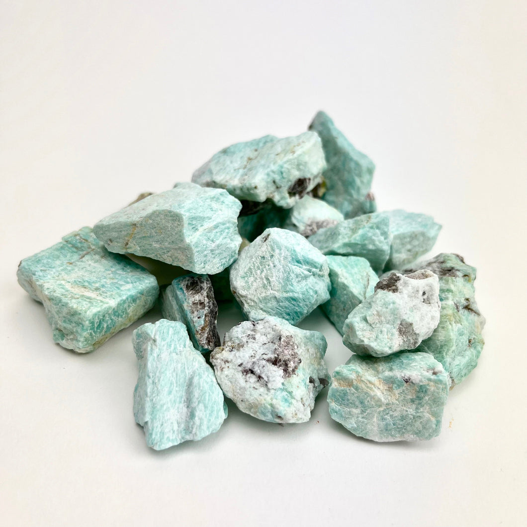 Amazonite | Rough | Madagascar | 1lb bag