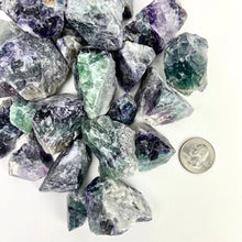 Load image into Gallery viewer, Rainbow Fluorite | Rough | 25-40mm | Kilo Lot
