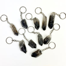 Load image into Gallery viewer, Smoky Quartz | Rough Point Keychain | 35-55mm
