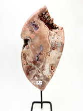 Load image into Gallery viewer, *Pink Amethyst | Polished Face | Iron Stand
