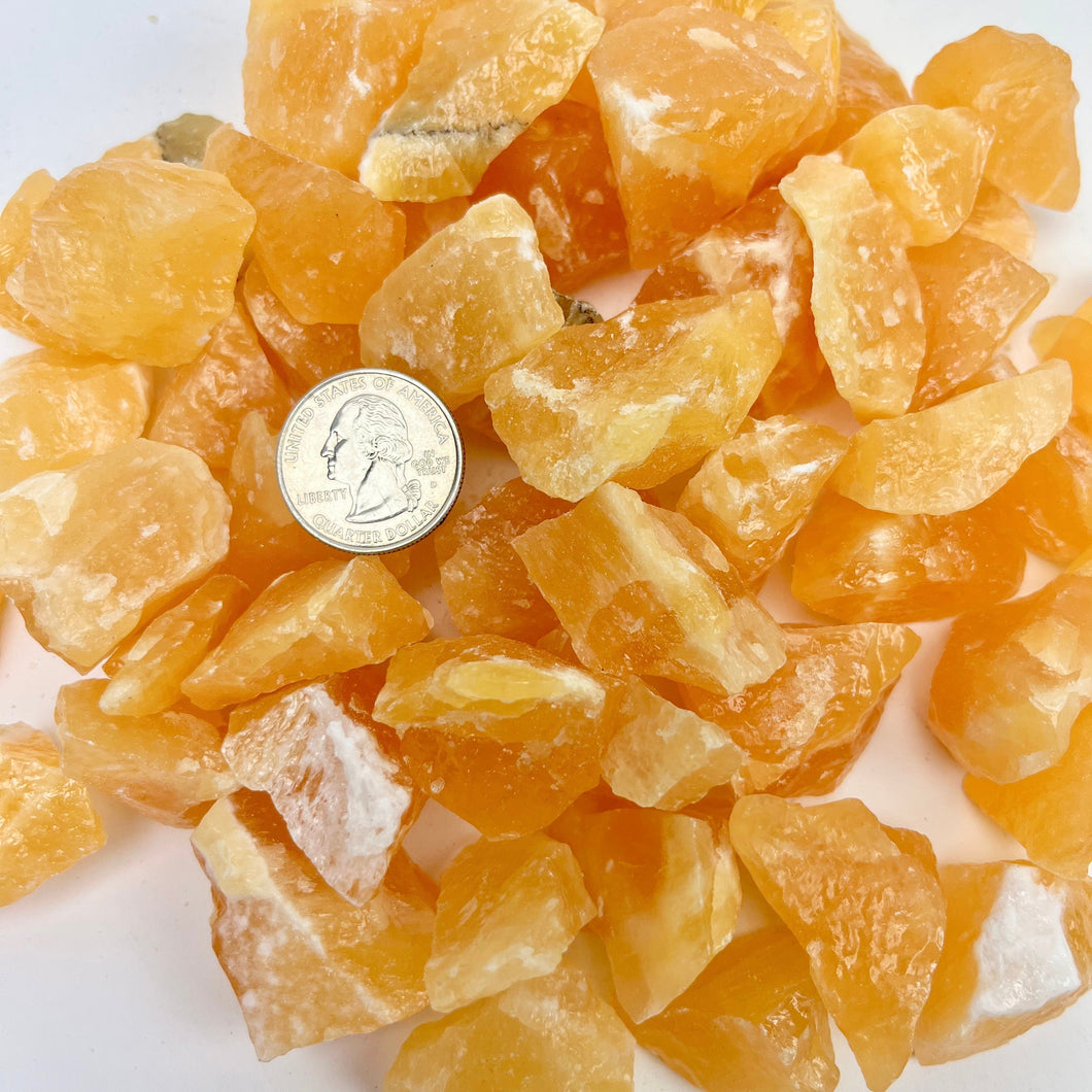 Orange Calcite | 1 lb | Mexico