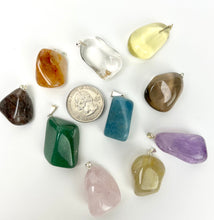 Load image into Gallery viewer, *Tumbled Stone Pendant | 20-30mm | Brazil
