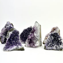 Load image into Gallery viewer, Amethyst | Cut Base Cluster | 36-40lb Case LOT | 3-8&quot; Assorted Sizes | Uruguay
