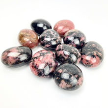 Load image into Gallery viewer, Rhodonite | Palm Stone | 50-60mm| Madagascar
