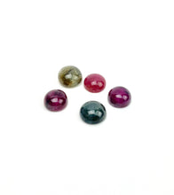 Load image into Gallery viewer, Pink and Green Tourmaline Cabochon | 8-12mm
