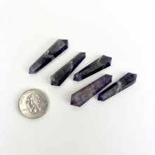 Load image into Gallery viewer, *Double Terminated Mini Vogel Wand | 30-40mm | Choose a Stone!
