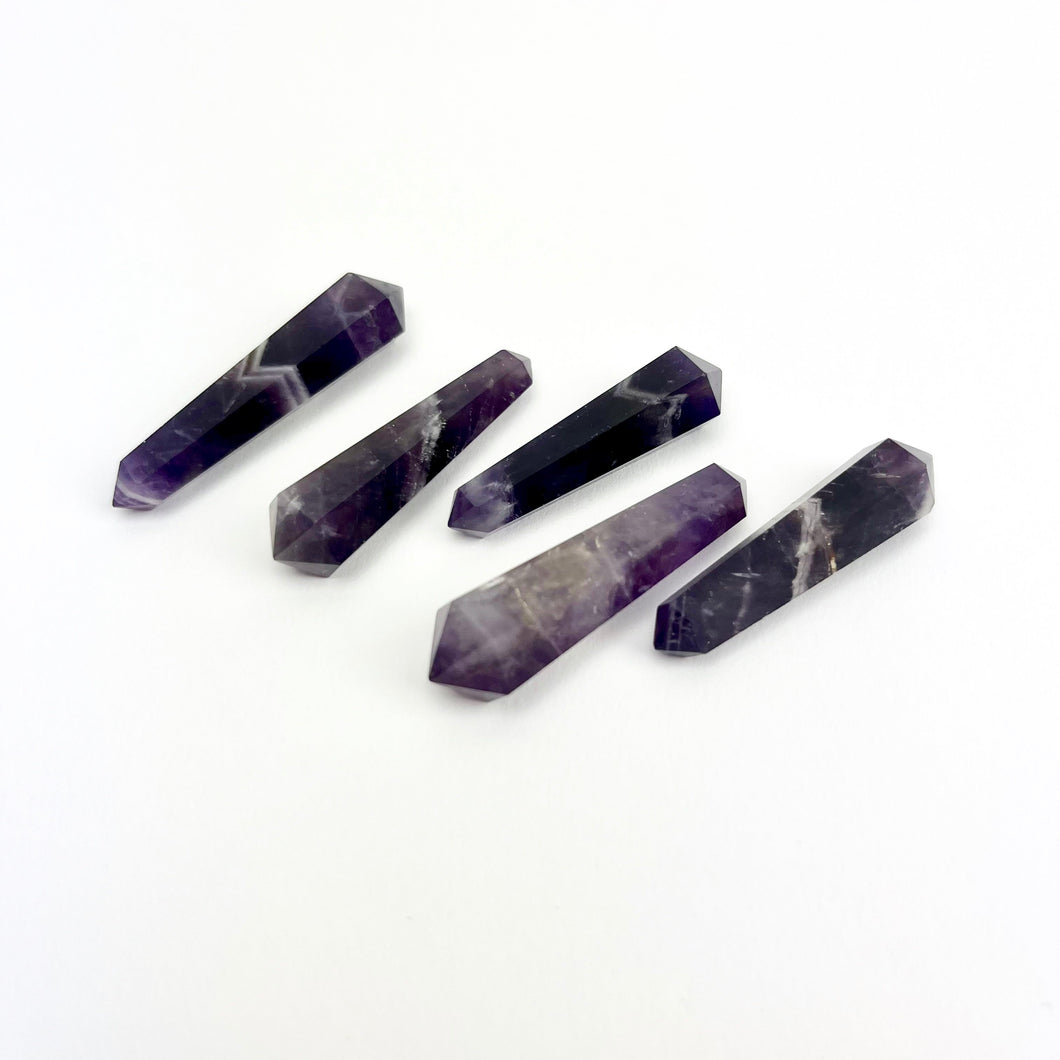 *Double Terminated Mini Vogel Wand | 30-40mm | Choose a Stone!