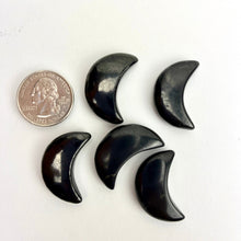 Load image into Gallery viewer, Shungite Crescent Moon | 29mm
