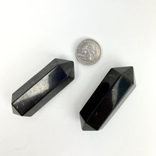 Load image into Gallery viewer, Shungite Double Terminated Points | 70-75mm
