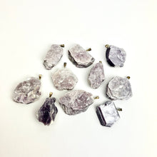 Load image into Gallery viewer, Lepidolite Mica Pendants | 30-40mm

