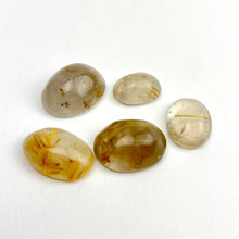 Load image into Gallery viewer, *Golden Rutilated Quartz Cabochons | Brazil
