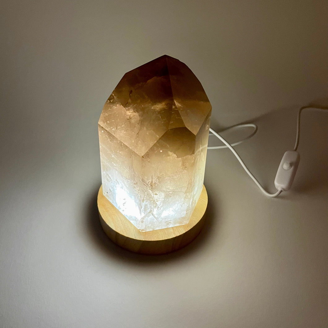 LED Light Wood Base Stands | 4