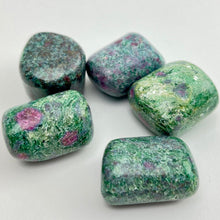 Load image into Gallery viewer, Ruby Fuchsite Kyanite | Tumbled | 25-35mm | India

