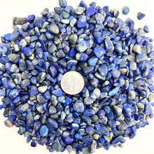 Load image into Gallery viewer, Lapis Lazuli | Tumbled Chips | 1lb | 4-7mm | India
