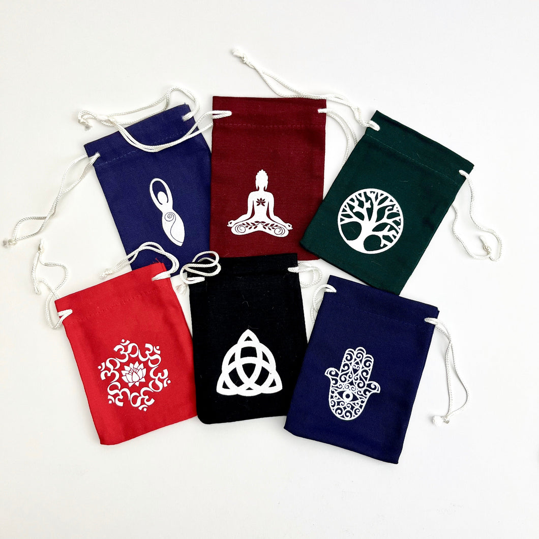 *Drawstring Bag with Designs | Pack of 6 Assorted