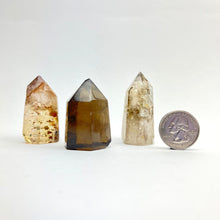 Load image into Gallery viewer, Smoky Included Quartz Polished Point | Assorted Quality | 30-40mm
