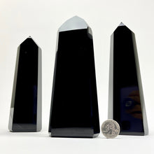 Load image into Gallery viewer, Black Obsidian | Polished Point | Brazil

