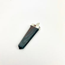 Load image into Gallery viewer, Gemstone Flat Tapered Pendant w/ Garnet Cabochon
