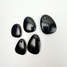 Load image into Gallery viewer, Shungite Tumbled Stone | Drilled Pendant | 35-45mm
