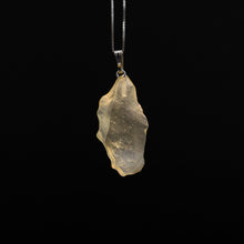Load image into Gallery viewer, Libyan Desert Glass Pendant w/ Sterling Silver Bail | Egypt
