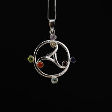 Load image into Gallery viewer, Go with the Flow Chakra Pendant
