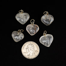 Load image into Gallery viewer, *Crystal Heart Pendants | Choose a Stone!
