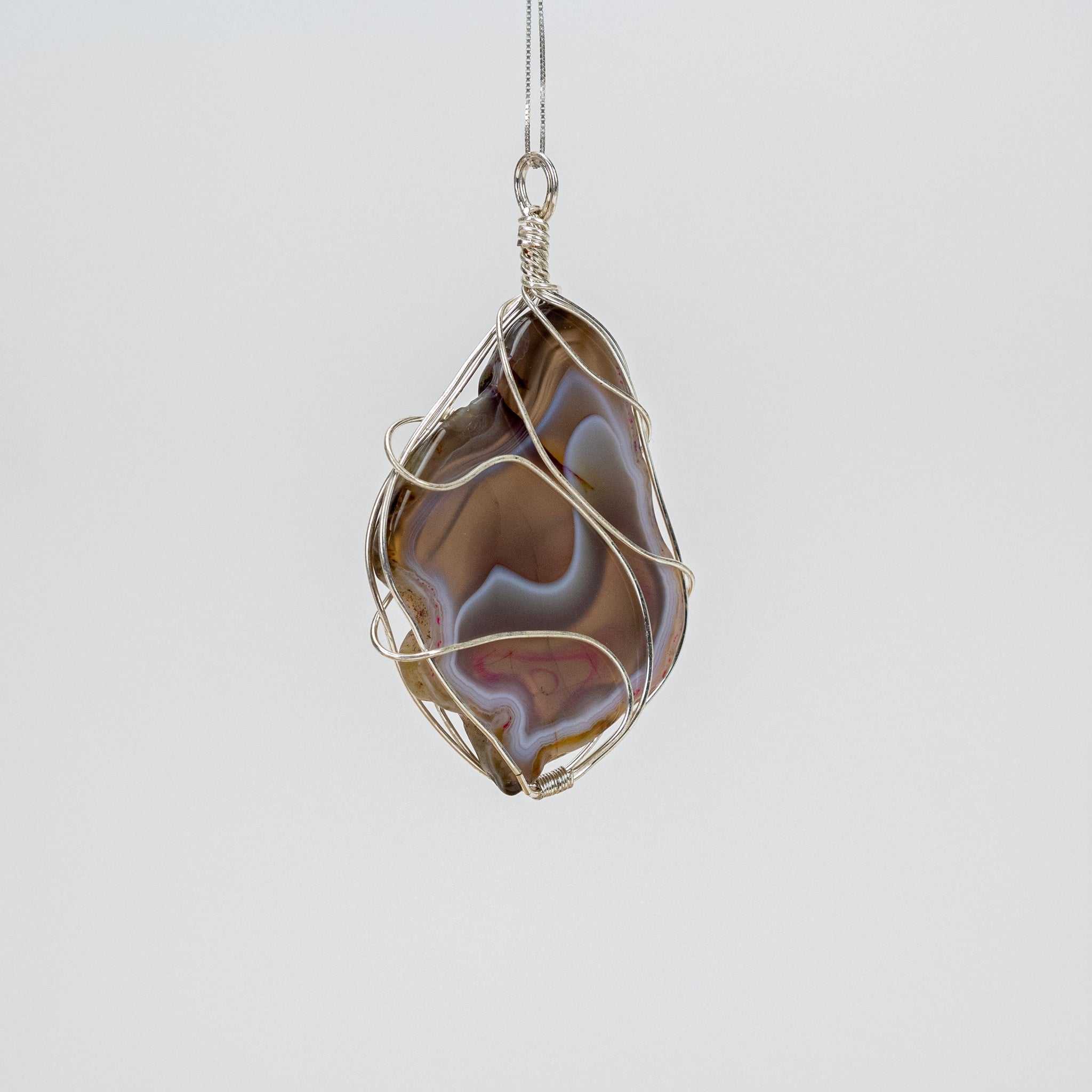 Wire wrapped agate outlet