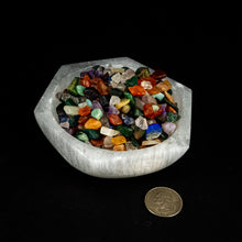 Load image into Gallery viewer, *Selenite Hexagon Bowl | 4&quot; | Morocco
