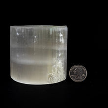 Load image into Gallery viewer, *Selenite Candle Holder | Natural w/ Polished Top | Choose Size
